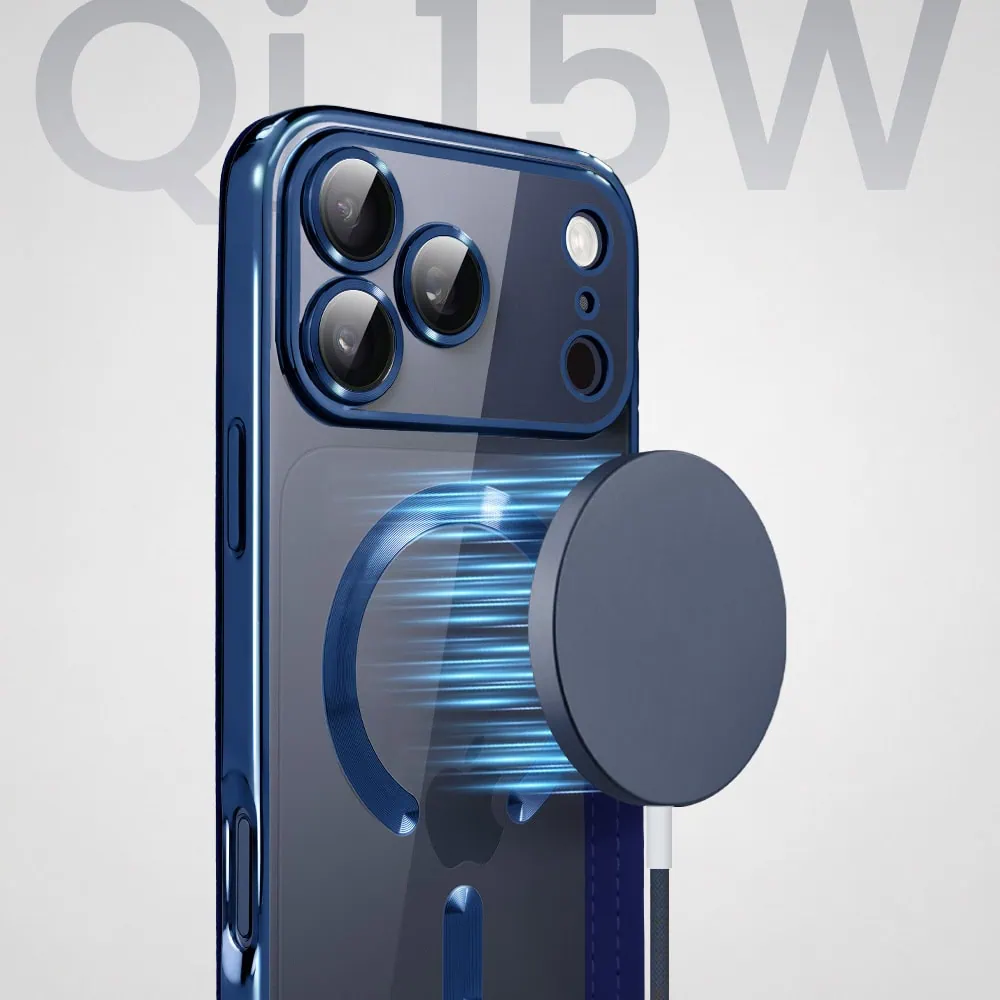 Perfect Match do iPhone 17 Pro - zestaw Book MagSafe Lens + akcesoria, granatowy (3)
