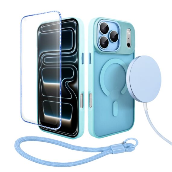 Perfect Match do iPhone 17 Pro - zestaw Color Flush z MagSafe + akcesoria, niebieski (2)