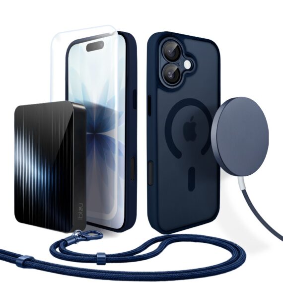 Perfect Match do iPhone 17 - zestaw Color Flush z MagSafe + akcesoria, granatowy (2)