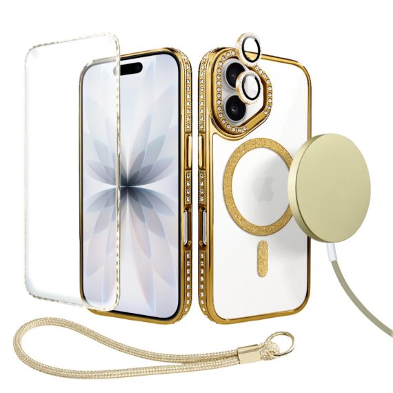 Perfect Match do iPhone 17 - zestaw Diadem Glow + akcesoria, złoty (2)