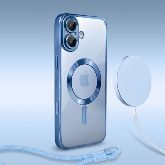 Perfect Match do iPhone 17 - zestaw MagSafe Luxury Protect + akcesoria, niebieski (4)