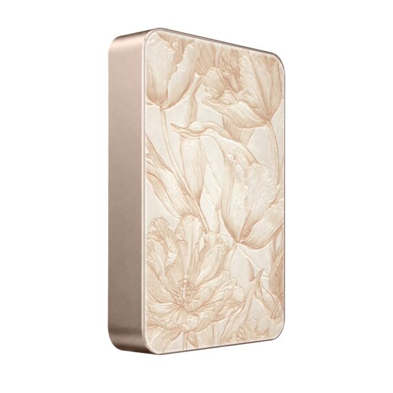 Powerbank IBIZU MagPower 10k do iPhone z MagSafe, solidny, aluminiowy, 10 000 mAh, Botaniczny biskwit, pustynny (3)