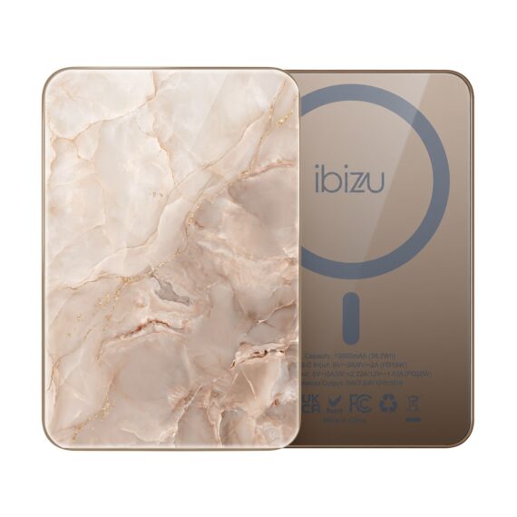 Powerbank IBIZU MagPower 10k do iPhone z MagSafe, solidny, aluminiowy, 10 000 mAh, Głęboki kwarc (1)
