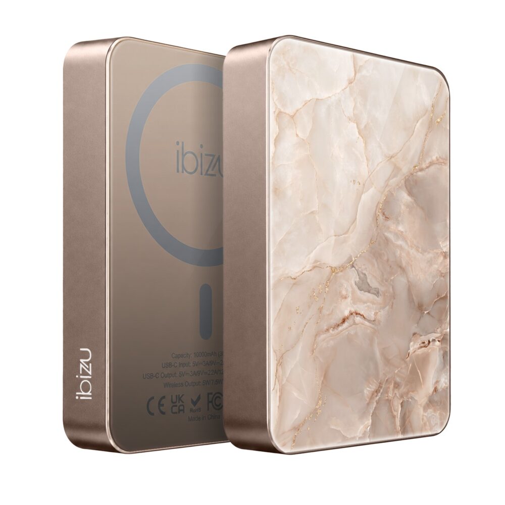 Powerbank IBIZU MagPower 10k do iPhone z MagSafe, solidny, aluminiowy, 10 000 mAh, Głęboki kwarc (10)