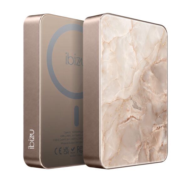 Powerbank IBIZU MagPower 10k do iPhone z MagSafe, solidny, aluminiowy, 10 000 mAh, Głęboki kwarc (10)