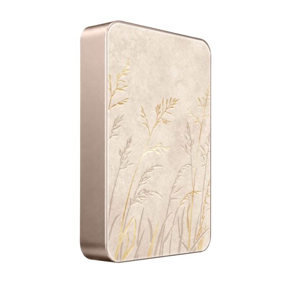 Powerbank IBIZU MagPower 10k do iPhone z MagSafe, solidny, aluminiowy, 10 000 mAh, Kłosy z piaskowca, pustynny (10)