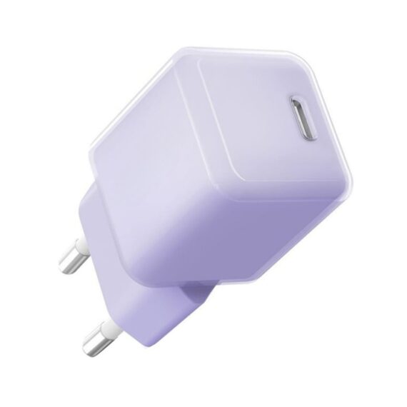 Szybka ładowarka sieciowa, USB-C PD 25W, fioletowa4