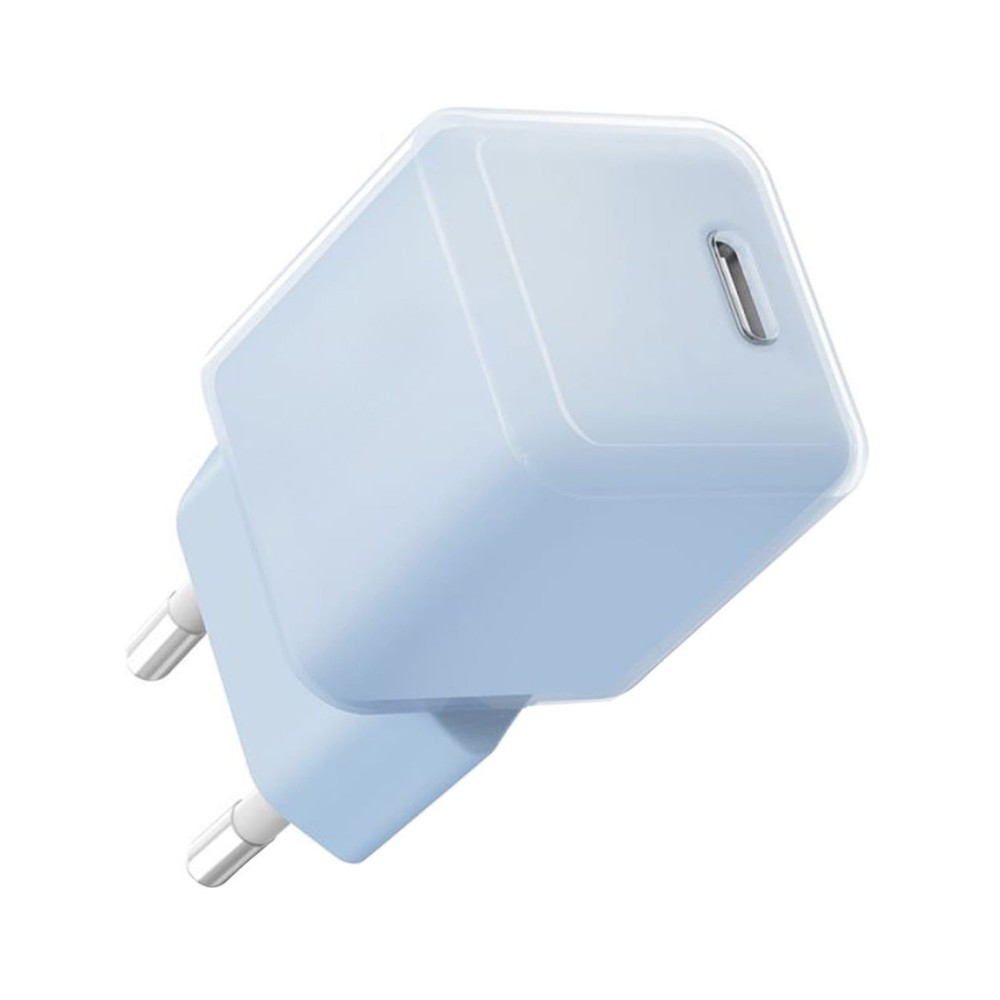 Szybka ładowarka sieciowa, USB-C PD 25W, niebieska2