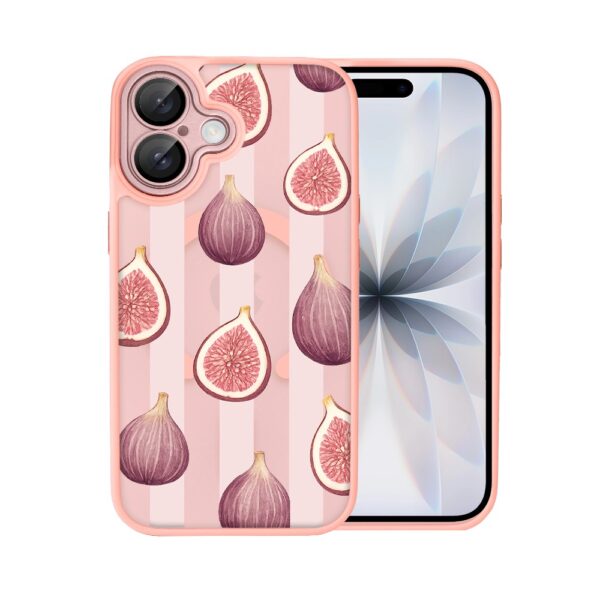 Etui do iPhone 17 Color Flush z MagSafe, z osłoną aparatu, figowa rozkosz, różowe