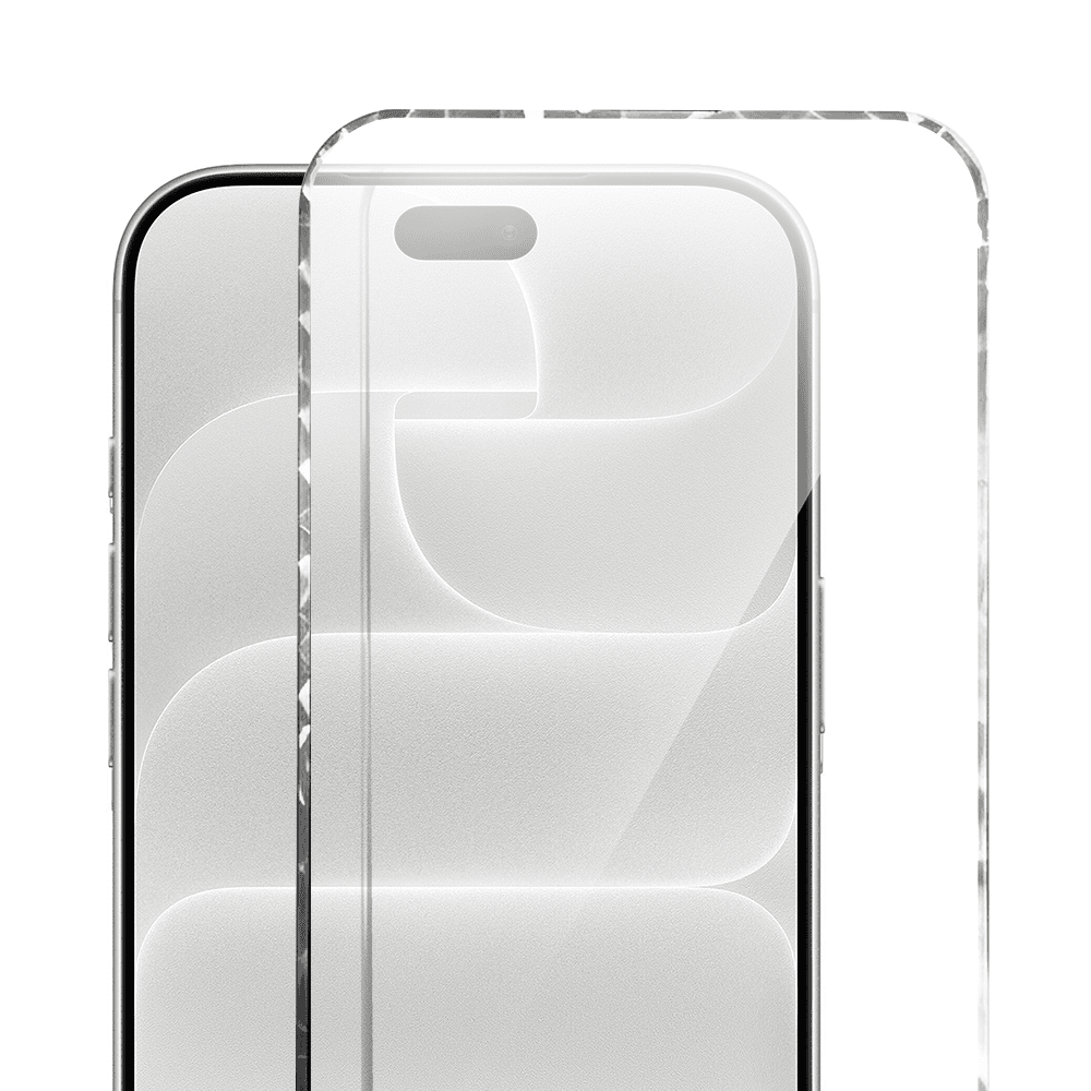 Diamond Cut, twarde szkło z ozdobną diamentową ramką do iPhone 18 Pro Max, srebrne (3) diamond cut, twarde szkło z ozdobną diamentową ramką do iphone 18 pro max, srebrne
