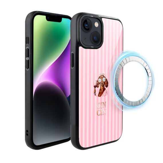 Etui do iPhone 14 IBIZU DropGuard Matt z MagSafe, Bella Fantasia, Cin Cin Bella (7)