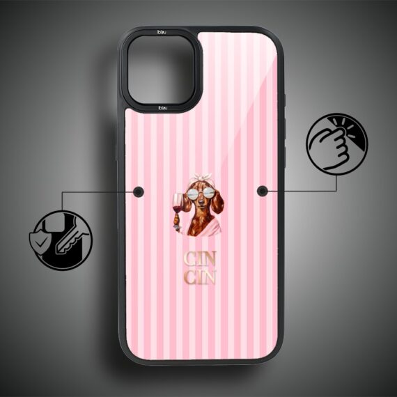 Etui do iPhone 14 IBIZU DropGuard Matt z MagSafe, Bella Fantasia, Cin Cin Bella (8)