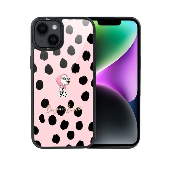 Etui do iPhone 14 IBIZU DropGuard Matt z MagSafe, Bella Fantasia, Słodki dalmatyńczyk