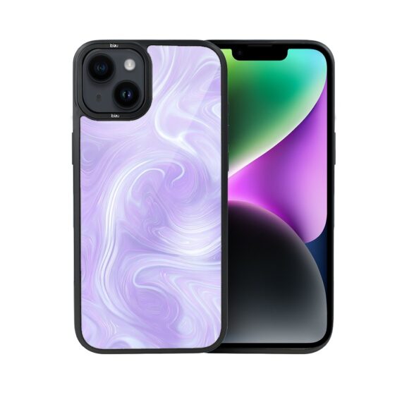 Etui do iPhone 14 IBIZU DropGuard Matt z MagSafe, Ethereal Essence, Lawendowy wir (1)