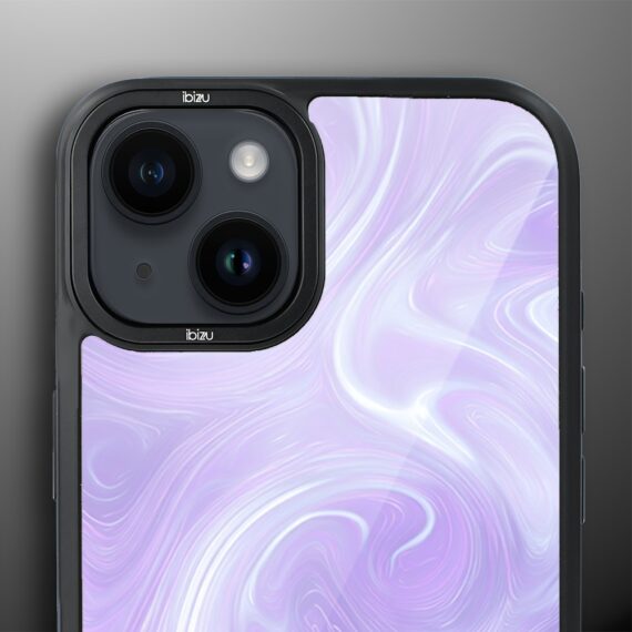 Etui do iPhone 14 IBIZU DropGuard Matt z MagSafe, Ethereal Essence, Lawendowy wir (6)