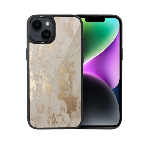 Etui do iPhone 14 IBIZU DropGuard Matt z MagSafe, Ethereal Essence, Szampańskie Złoto