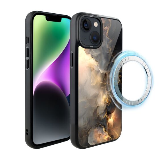 Etui do iPhone 14 IBIZU DropGuard Matt z MagSafe, Twilight Dreams, Stardust (7)