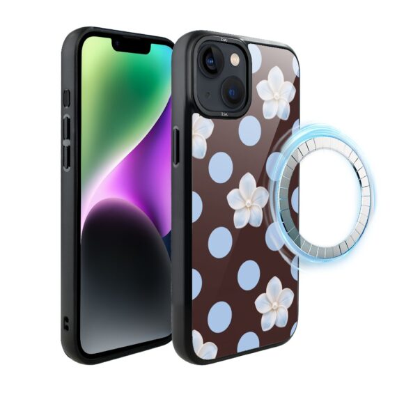 Etui do iPhone 14 Plus DropGuard Matt z MagSafe, Bella Fantasia, Kwiat w czekoladzie (7)