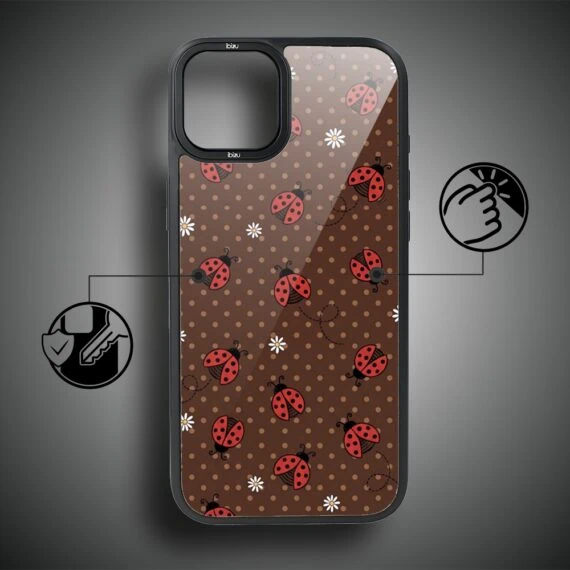 Etui do iPhone 14 Plus DropGuard Matt z MagSafe, Bella Fantasia, Wesołe biedronki (3)