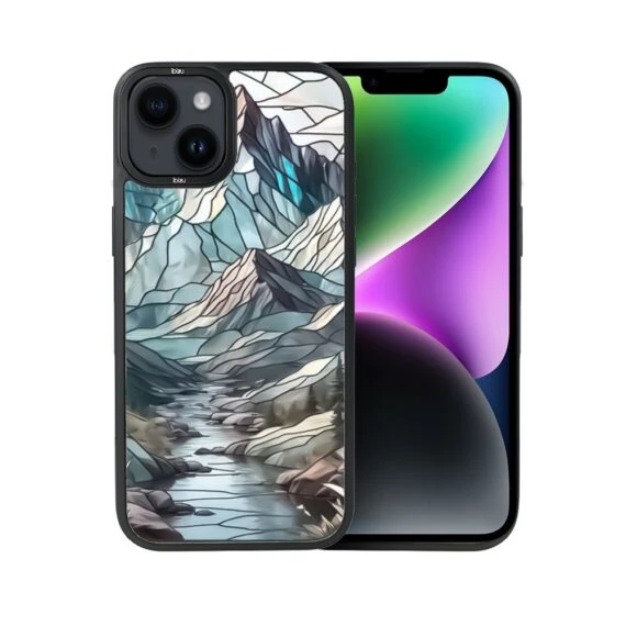 Etui do iPhone 14 Plus IBIZU DropGuard Matt z MagSafe, Barwy Szkła, Górski potok (4)