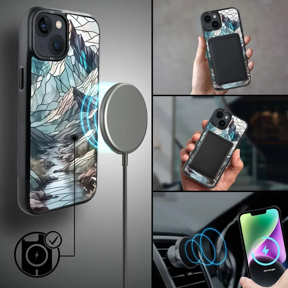 Etui do iPhone 14 Plus IBIZU DropGuard Matt z MagSafe, Barwy Szkła, Górski potok (5)