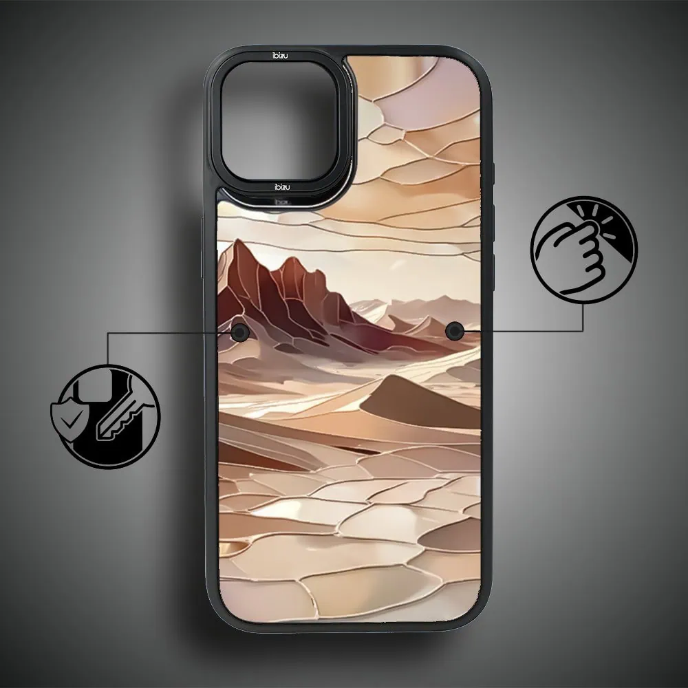 Etui do iPhone 14 Plus IBIZU DropGuard Matt z MagSafe, Barwy Szkła, Pustynny spokój (1)