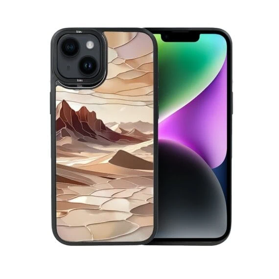Etui do iPhone 14 Plus IBIZU DropGuard Matt z MagSafe, Barwy Szkła, Pustynny spokój (2)
