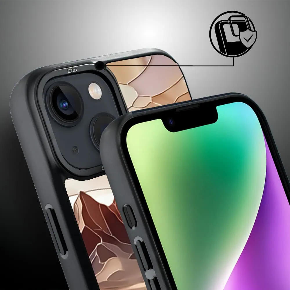 Etui do iPhone 14 Plus IBIZU DropGuard Matt z MagSafe, Barwy Szkła, Pustynny spokój (5)