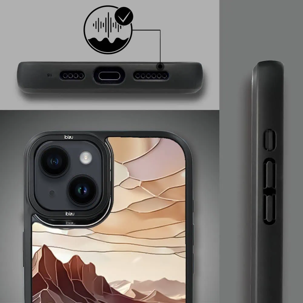 Etui do iPhone 14 Plus IBIZU DropGuard Matt z MagSafe, Barwy Szkła, Pustynny spokój (6)