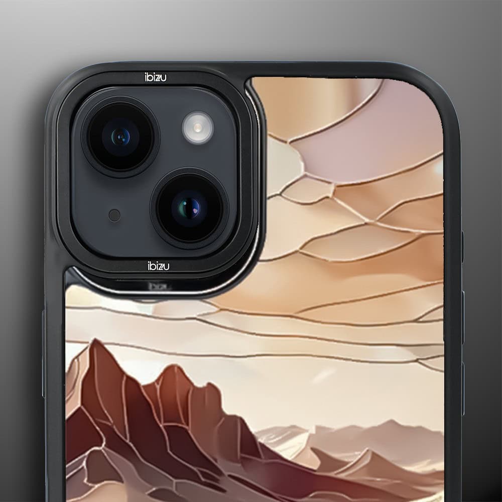 Etui do iPhone 14 Plus IBIZU DropGuard Matt z MagSafe, Barwy Szkła, Pustynny spokój (7)