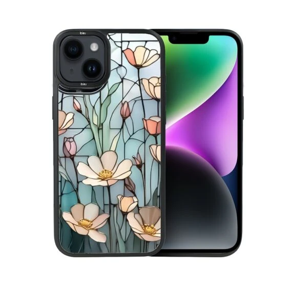 Etui do iPhone 14 Plus IBIZU DropGuard Matt z MagSafe, Barwy Szkła, Szept kwiatów polnych (4)