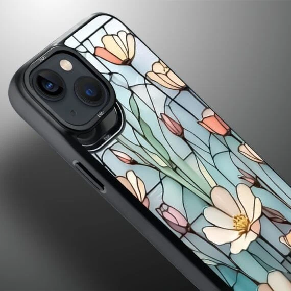 Etui do iPhone 14 Plus IBIZU DropGuard Matt z MagSafe, Barwy Szkła, Szept kwiatów polnych (6)