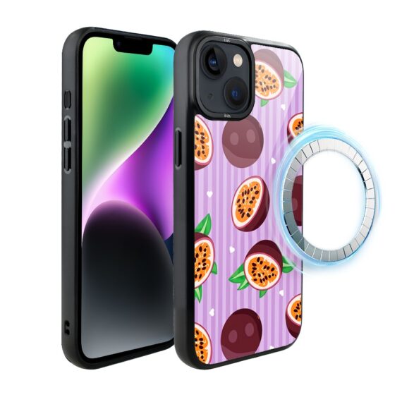 Etui do iPhone 14 Plus IBIZU DropGuard Matt z MagSafe, Bella Fantasia, Marakujowy zawrót (3)