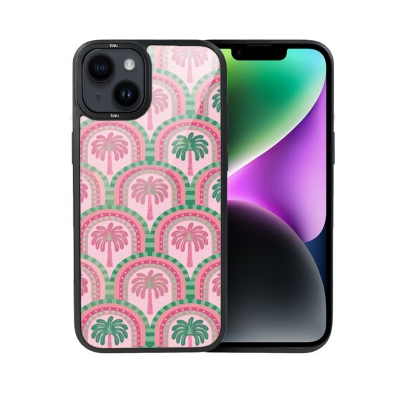 Etui do iPhone 14 Plus IBIZU DropGuard Matt z MagSafe, Bella Fantasia, Palmy na Capri (3)