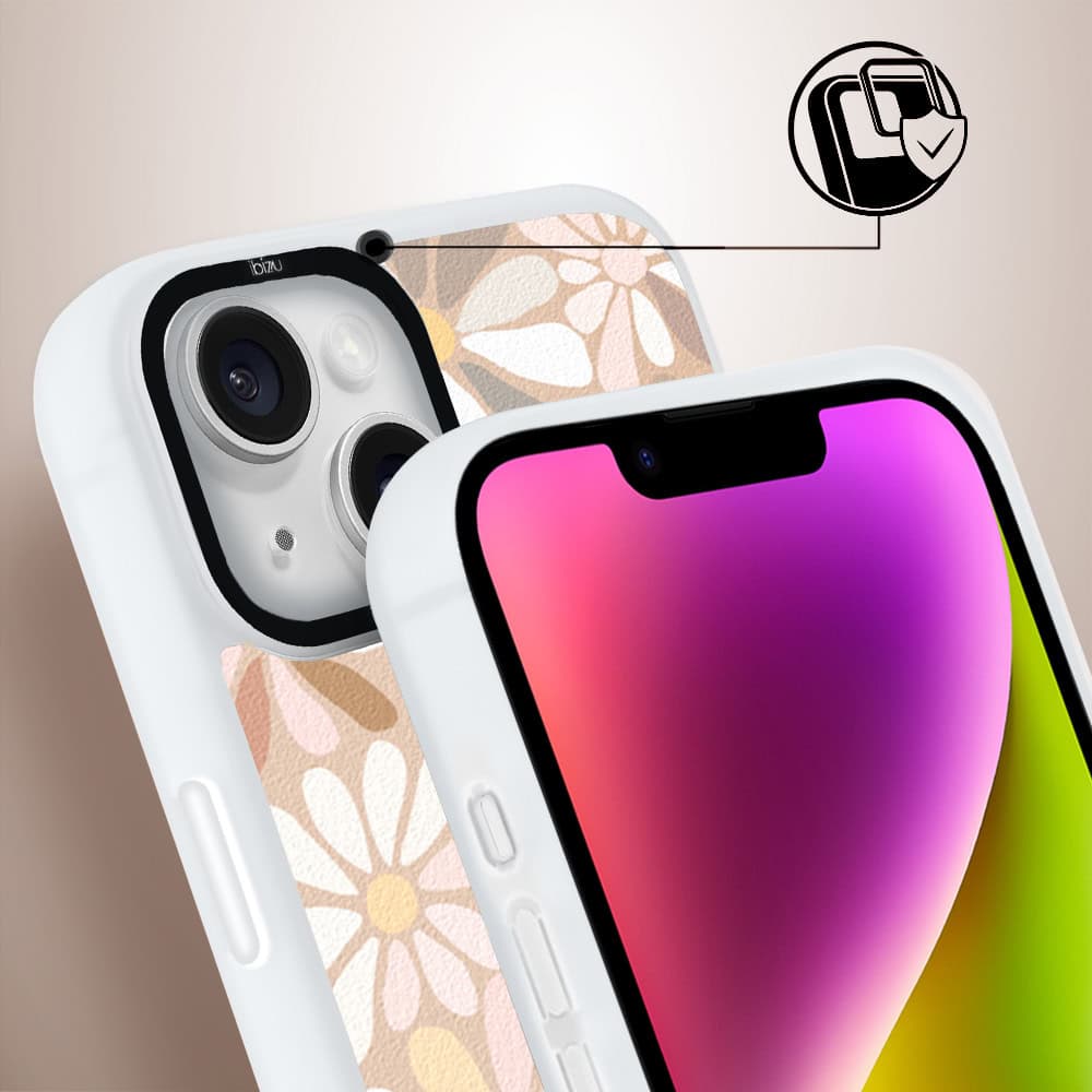 Etui do iPhone 14 Plus IBIZU DropGuard Matt z MagSafe, Boho, Kwiaty vintage, poprawne (6)