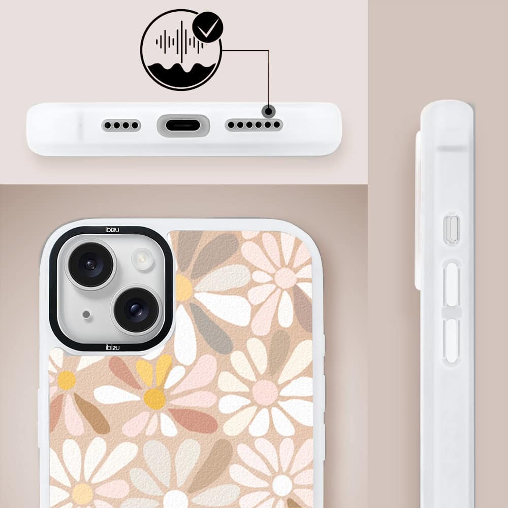 Etui do iPhone 14 Plus IBIZU DropGuard Matt z MagSafe, Boho, Kwiaty vintage, poprawne (7)