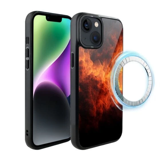 Etui do iPhone 14 Plus IBIZU DropGuard Matt z MagSafe, Twilight Dreams, Inferno Sky (7)