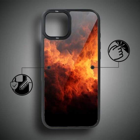 Etui do iPhone 14 Plus IBIZU DropGuard Matt z MagSafe, Twilight Dreams, Inferno Sky (8)