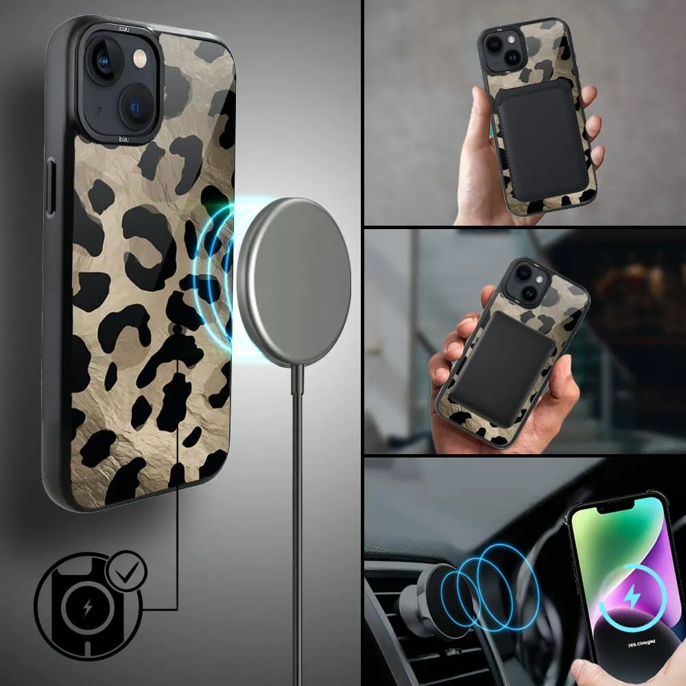 Etui do iPhone 14 Plus IBIZU DropGuard Matt z MagSafe, Zew Natury, Dziki Leopard (5)