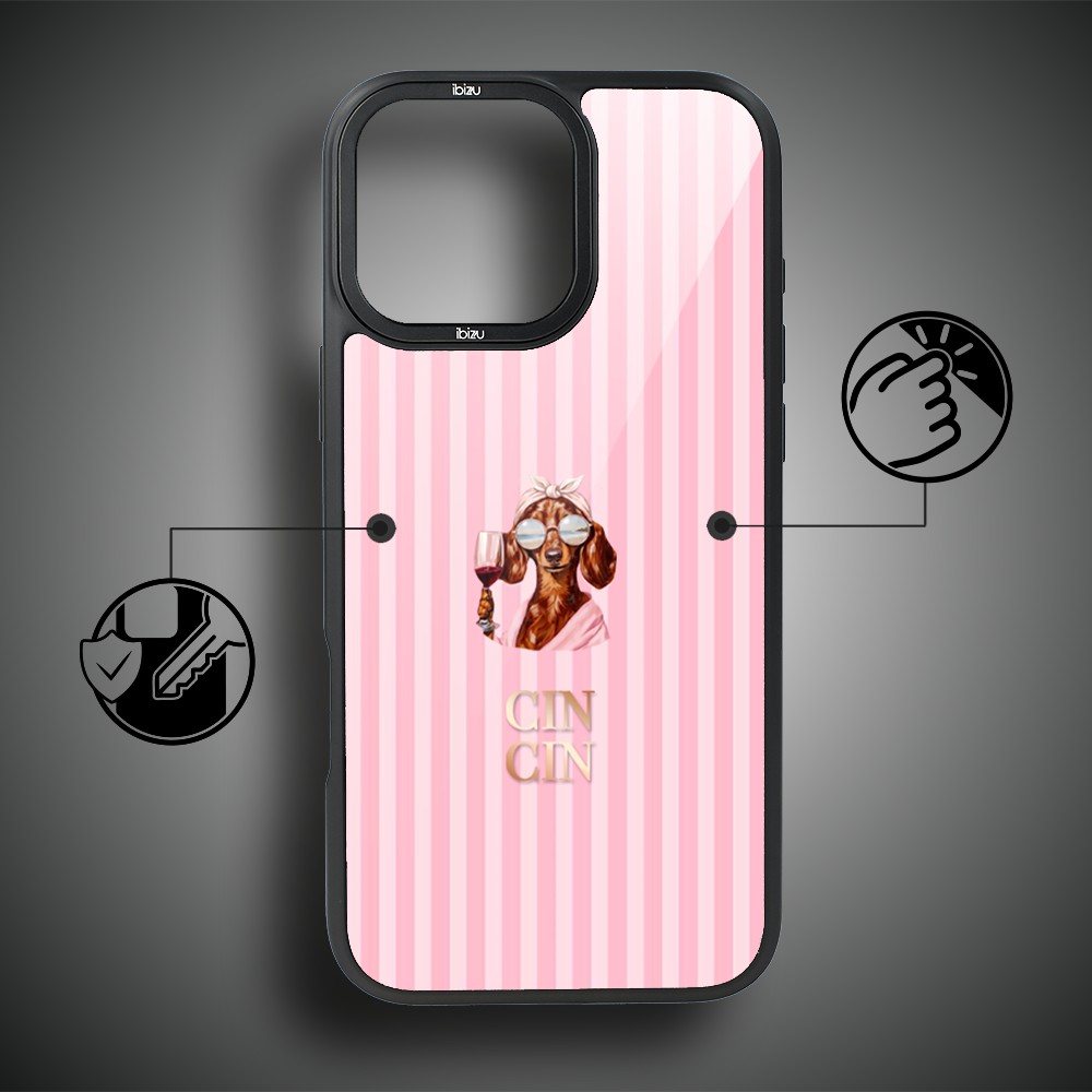 Etui do iPhone 14 Pro IBIZU DropGuard Matt z MagSafe, Bella Fantasia, Cin Cin Bella (8)