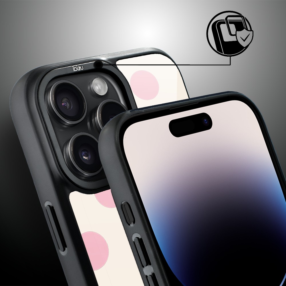 Etui do iPhone 14 Pro IBIZU DropGuard Matt z MagSafe, Bella Fantasia, Paryskie groszki3