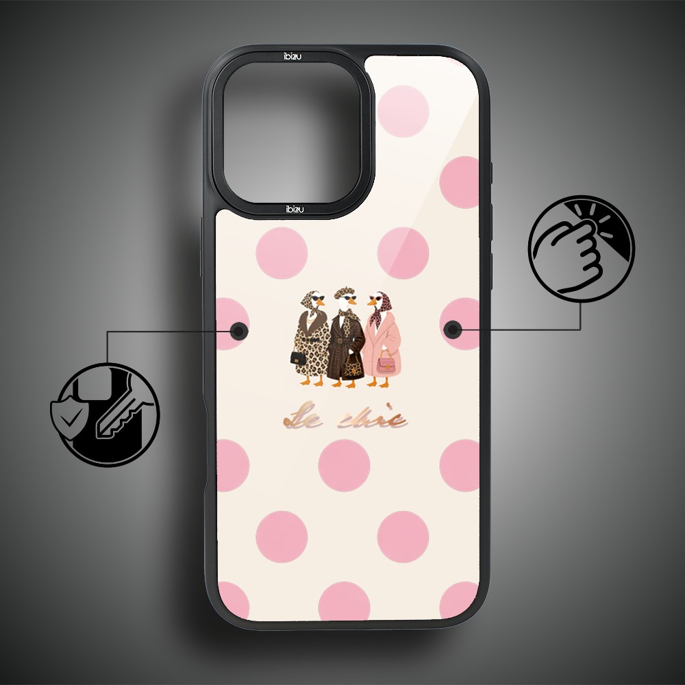 Etui do iPhone 14 Pro IBIZU DropGuard Matt z MagSafe, Bella Fantasia, Paryskie groszki7