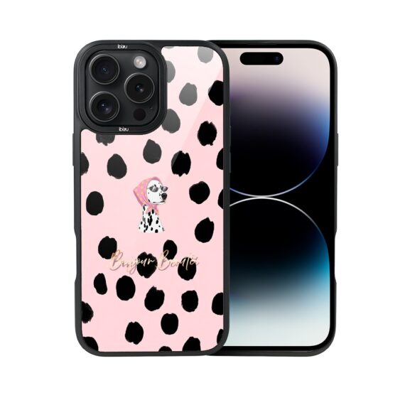 Etui do iPhone 14 Pro IBIZU DropGuard Matt z MagSafe, Bella Fantasia, Słodki dalmatyńczyk