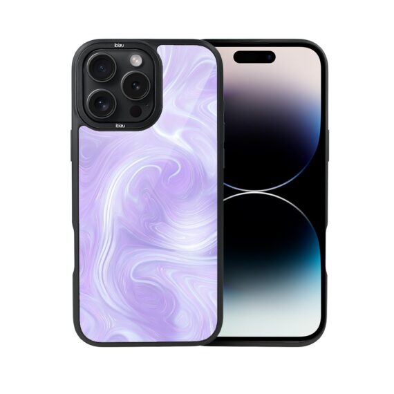 Etui do iPhone 14 Pro IBIZU DropGuard Matt z MagSafe, Ethereal Essence, Lawendowy wir (1)