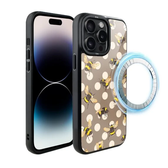 Etui do iPhone 14 Pro Max DropGuard Matt z MagSafe, Bella Fantasia, Miodowe lato (5)