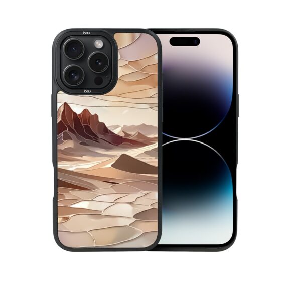 Etui do iPhone 14 Pro Max IBIZU DropGuard Matt z MagSafe, Barwy Szkła, Pustynny spokój (4)