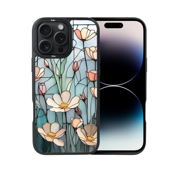 Etui do iPhone 14 Pro Max IBIZU DropGuard Matt z MagSafe, Barwy Szkła, Szept kwiatów polnych, poprawne (7)