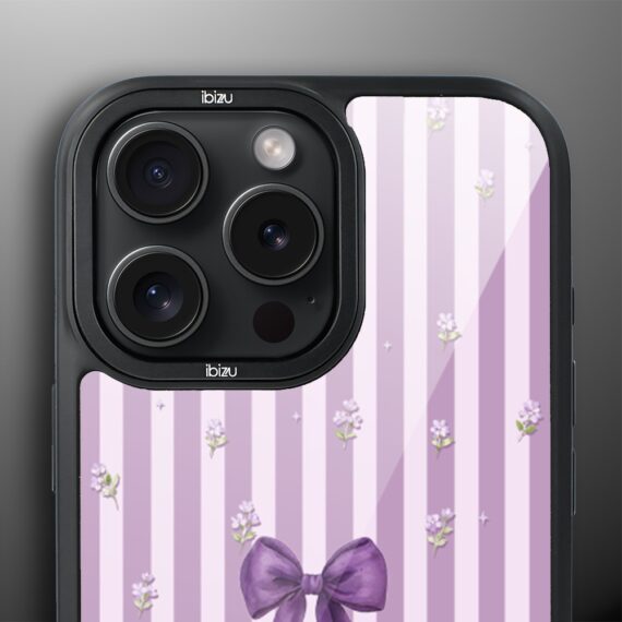 Etui do iPhone 14 Pro Max IBIZU DropGuard Matt z MagSafe, Bella Fantasia, Lawendowa kokarda (4)