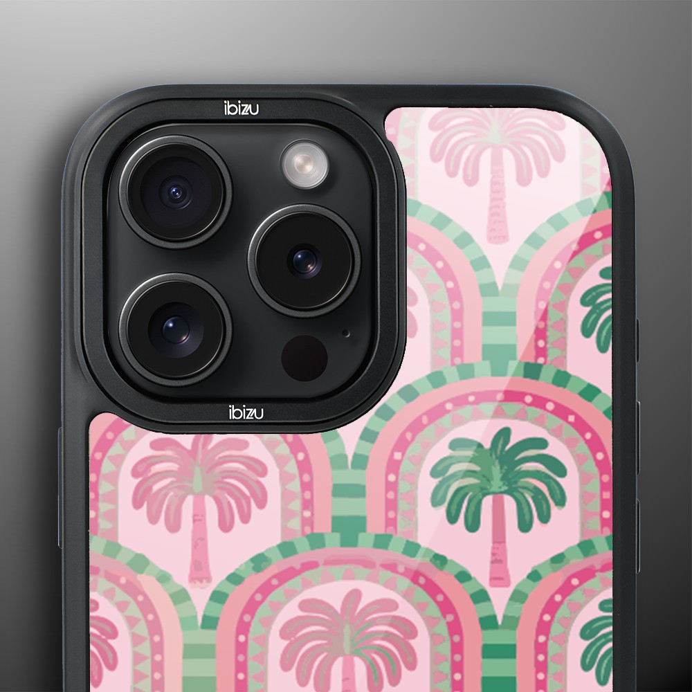 Etui do iPhone 14 Pro Max IBIZU DropGuard Matt z MagSafe, Bella Fantasia, Palmy na Capri (2)