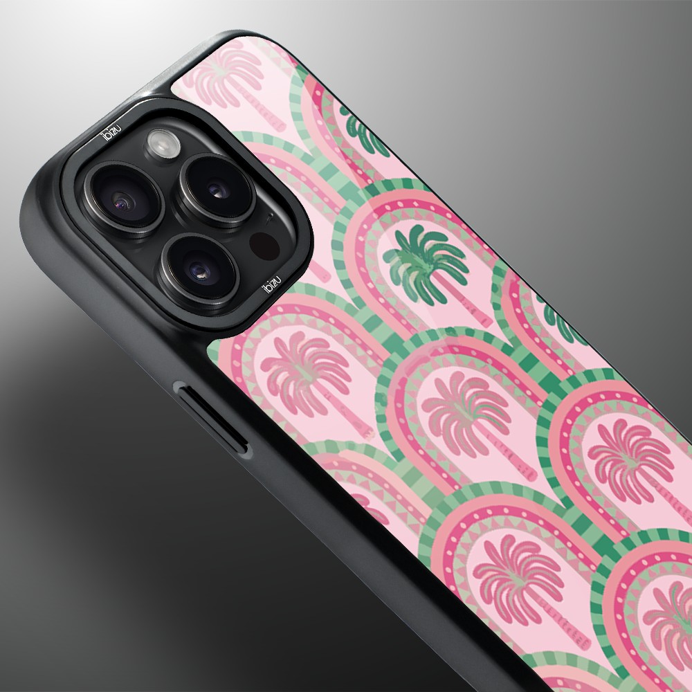 Etui do iPhone 14 Pro Max IBIZU DropGuard Matt z MagSafe, Bella Fantasia, Palmy na Capri (7)